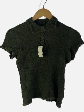 Issey Miyake ME cauliflower polo top
